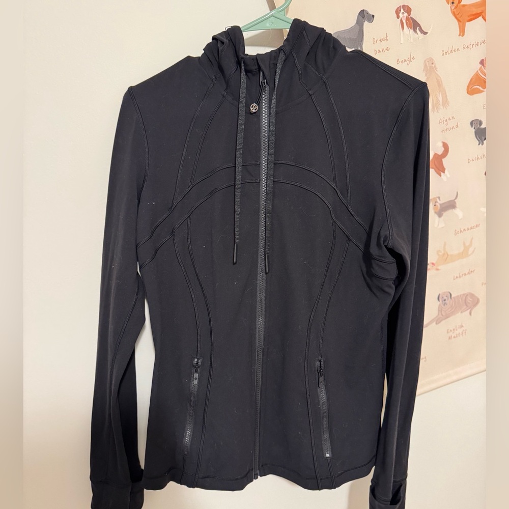 Lululemon align zip jacket with hood. Never worn. Only washed. Never dried